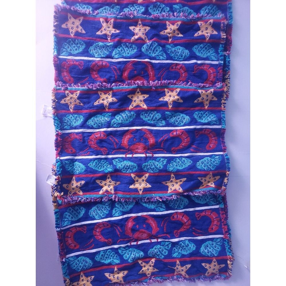 Pier One 100% Cotton‎ Placemats Sea Theme Set Of 6